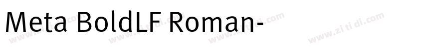 Meta BoldLF Roman字体转换 Meta BoldLF Roman字体转换